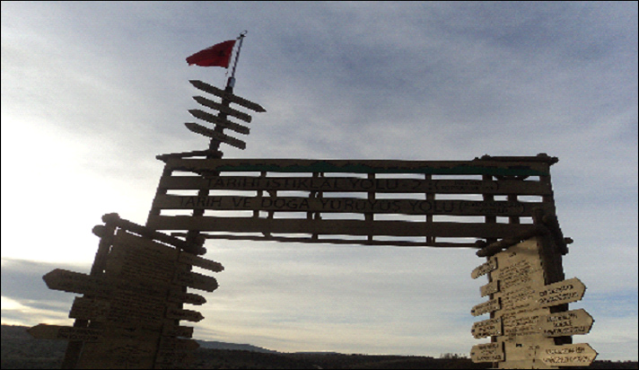 Çankırı da Tarihi  İstiklal Yolu İşaretlendi